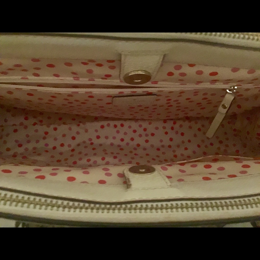 Kate Spade Cream White Leather Handbag - Picture 7 of 10